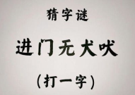 入门无犬吠打一字,探寻谜底“问”的智慧之旅